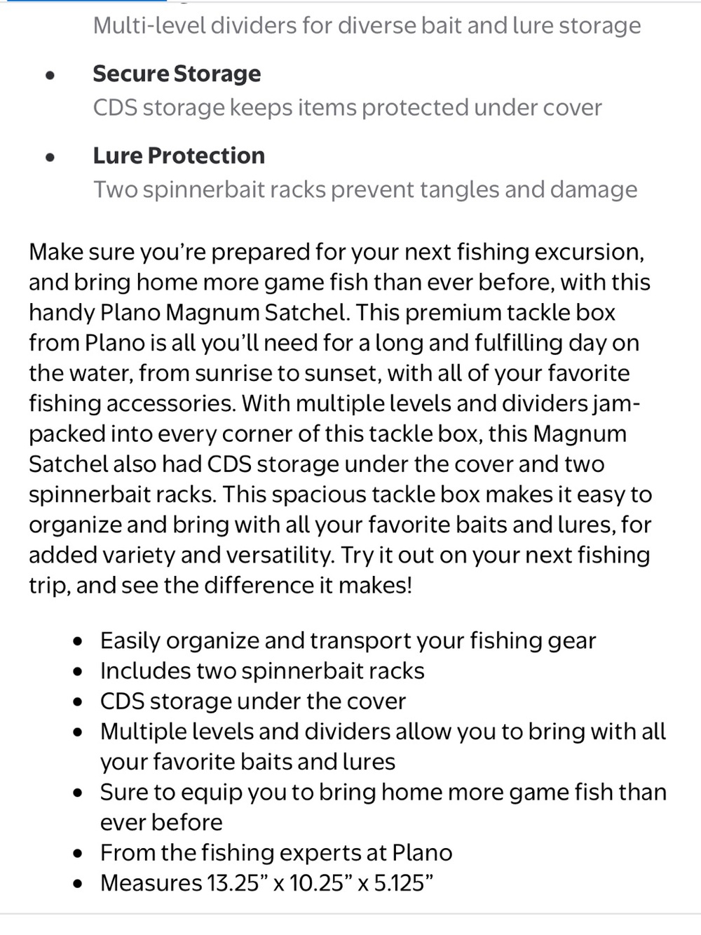 Plano-Magnum Satchel-Clear Blue Multi-Compartment Plastic Storage Box - Picture 13 of 14